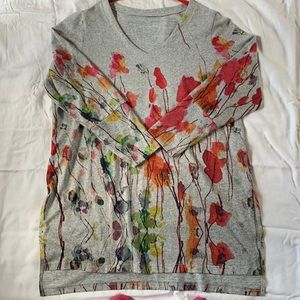 Soft Surroundings Pullover vneck tunic